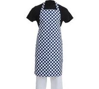 Tablier Bavette Whites Carreaux Bleus Et Blancs Whites Chefs Clothing Multicolore