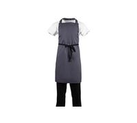 Tablier Bavette Whites Polyester Coton Anthracite Whites Chefs Clothing Gris G