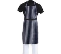 Tablier Bavette Whites Rayé Marine Et Blanc Whites Chefs Clothing Blanc