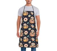 Tablier Beignet Mignon De S-Loth Inaltérable Tablier De Cuisine Etanche Tabliers De Cuisine Pour Boulanger Familial Jardin 52X72Cm