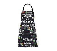 Tablier Big Bang avec poches, cadeau pour l'émission télévisée, cadeau Leonard Hofstadter avec inscription « I'm The King of The Nerds », Tablier à bière écrevisse-b, L