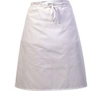 Tablier BonChef, 61 cm de long AB242 (taille unique) (Blanc)