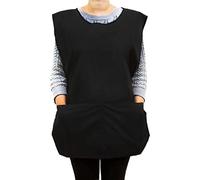 Tablier / Chasuble imperméable Noir Taille unique Mixte Vêtement de travail de barbier / coiffeur