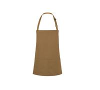 KARLOWSKY BLS 6 PURE Tablier court BASIC avec boucle et poche, 65% polyester/35% coton, camel, taille unique