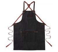 Tablier barbecue toile waxée Alaskan Maker 547 - Noir