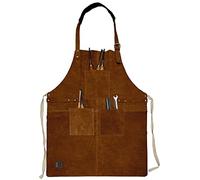Tablier Cuir Homme - Tablier Barbecue & Soudeur avec Poches Outils
