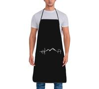 Tablier Cuisine Amour Du Cœur Des Arméniens Montagne Ararat Nouveauté Tablier Inaltérable Chef Tabliers Pour Familial Boulanger Barbecue 52X72Cm