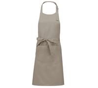 Tablier Cuisine Beige Polycoton Avec Poche