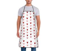 Tablier Cuisine Journée De L'Amour Du Cœur Nouveauté Tablier Pour Chef Inaltérable Chef Tabliers Pour Restaurant École Jardin 52X72Cm