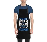 Tablier Cuisine La Pêche M'A Sauvé De Devenir Une Star Du Porno. Maintenant, Je Suis Juste Une Prostituée. Unisex Professionnel Tabliers Avec 2 Poches Apron Pour Jardin Boutique De Fleurs Bbq