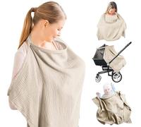 Tablier d'Allaitement, Cape Allaitement, Couverture d'Allaitement en Coton, Grande housse d'allaitement, Cape Allaitement Bébé, Voile d'Allaitement, Cache Allaitement, Écharpe Allaitement