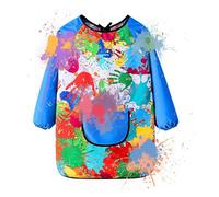 Tablier d'art pour , blouse d'art pour , tablier de peinture imperméable à manches longues pour | Blouse en polyester pour pour jouer, cuisiner, faire, Manches