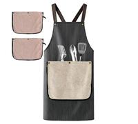Tablier de Barbecue pour Hommes Équipé d'une Serviette à Main Détachable