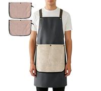 Tablier de Barbecue pour Hommes Équipé d'une Serviette à Main Détachable