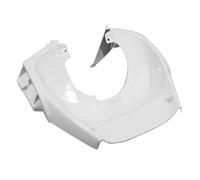 Tablier de carénage avant P2R CARENAGE-DESSOUS TABLIER AV SCOOT ADAPTABLE MBK 50 STUNT-YAMAHA 50 SLIDER BLANC BRILLANT (PARE BOUE) -P2R-