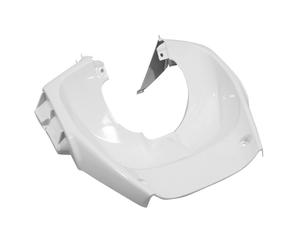 Tablier de carénage avant P2R CARENAGE-DESSOUS TABLIER AV SCOOT ADAPTABLE MBK 50 STUNT-YAMAHA 50 SLIDER BLANC BRILLANT (PARE BOUE) -P2R-