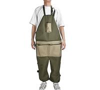 Tablier De Charpentier De Protection des Jambes, Tablier De Jardinage avec Poches, Tabliers Imperméables à Col Réglable, Très Résistant dans la Cuisine, Le Jardinage en Plein Air