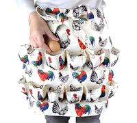 Tablier de collecte d'œufs pour poule, canard, œufs d'oie, tablier pour femme au foyer, ferme, cuisine, restaurant, multicolore, aldult-skirt