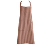 Tablier de cuisine 70x90 cm 100% coton LILI marron terre cuite