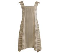Tablier de cuisine 85x145 cm 100% coton LILI marron camel