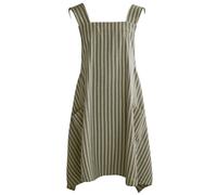 Tablier de cuisine 85x145 cm 100% coton LILI vert kaki