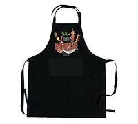 Tablier de cuisine Barbecue avec poche recyclé noir 72 x 90 cm Winkler