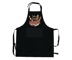 Tablier de cuisine Barbecue avec poche recyclé noir 72 x 90 cm Winkler
