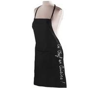 Tablier de Cuisine "Cuistot" 84cm Noir