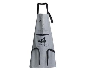 Tablier de cuisine Dubout Chats gris 72 x 85 cm Winkler
