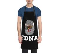 Tablier De Cuisine Emblème De L'Algérie C'est dans Mon Adn Tablier De Barbecue Drôle Personnalisé Tabliers BBQ, pour Cuisson, Restaurant, La Pâtisserie, 52x72cm