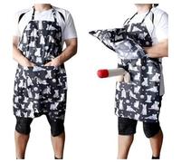 Tablier de Cuisine Homme Humour - Humoristique & Créatif avec Effet Surprise Caché - Cadeau Drôle pour Anniversaire Enterrement de Vie de Garçon - Tablier Coquin et Fantaisie pour Adulte (A, One Size)