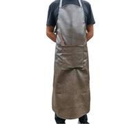 Tablier de cuisine imperméable en polyuréthane de 100 cm avec poche, résistant à l'usure, pour la cuisine, le lavage et la coupe, à l'huile, aux acides et aux alcalins, vêtements de travail