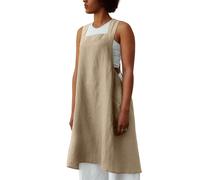Tablier de cuisine lin lavé 90x110 cm MELODIE beige Chanvre
