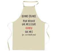 Tablier de cuisine Nanou ça n'existe pas | Cadeau Original Humour pour Cuisinière Vêtement Blouse de protection Barbecue Jardinage Tablier de Travail Tâches ménagères