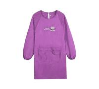 Tablier de cuisine pour adulte - Tablier à manches longues - Pour homme et femme - Style vintage, violet, taille unique