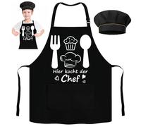 Tablier de cuisine pour enfants, tablier de cuisine pour enfants, tablier de cuisine, tablier de barbecue, tablier de cuisine, tablier de peinture pour enfants garçons et filles pour cuisiner, peindre