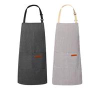 Tablier de cuisine professionnel avec poches | Tablier imperméable avec dentelle réglable dans la vie | Pour barman, gardiens, chefs, coiffeurs, peinture, barbecue, linge, jardinage, lavage