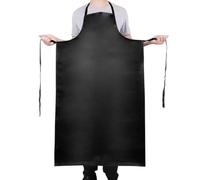 Tablier de cuisine réglable résistant aux rayures et imperméable en cuir | Tablier de barbecue pour homme pour père, adulte, cuisinier, pâtisserie, vacances, hommes, femmes, travail et