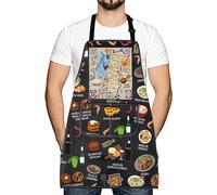 Tablier de cuisine réutilisable avec carte du Portugal - Cadeau de remise de diplôme pour elle, Olá Portugal, 73*68cm