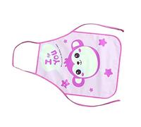 Tablier de Cuisine sans Manches pour Enfants, Imperméable en PE Mignon sans Manches pour Enfants, Respectueux de l'environnement, Léger et Protecteur pour les Travaux Ménagers (Rose)