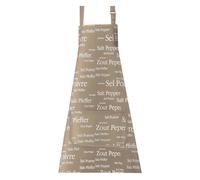 Tablier de cuisine sel et poivre Winkler Marron 80x85 cm