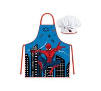 Tablier de cuisine Spiderman pour enfants avec chapeau de cuisine