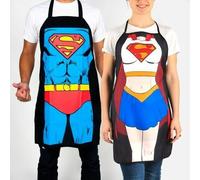 Tablier De Cuisine Super Héros (Superman, Supergirl) 2 Tabliers Superwoman + Superman