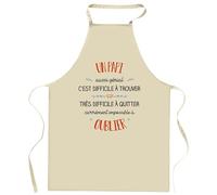 Tablier de cuisine Un Papi aussi génial | Cadeau Fête des Grands-Pères Papi Cuisinier Vêtement Blouse de protection Barbecue Jardinage Tablier de Travail Tâches ménagères