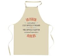 Tablier de cuisine Un Patron aussi génial | Cadeau Original Humour pour Cuisinier Vêtement Blouse de protection Barbecue Jardinage Tablier de Travail Tâches ménagères