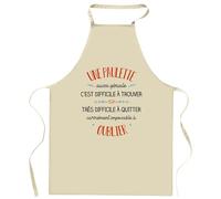 Tablier de cuisine Une Paulette Aussi Géniale | Cadeau Original Humour pour Cuisinière Vêtement Blouse de protection Barbecue Jardinage Tablier de Travail Tâches ménagères