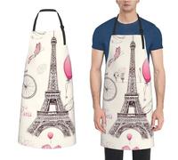 Tablier De Cuisine Vélo Tour Eiffel De Paris Aprons Barbecue Bib Aprons Chef Tabliers De Cuisine Pour Restaurant Jardinage Café