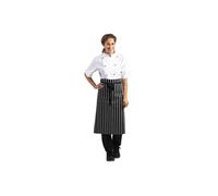 Tablier De Cuisine Whites Rayé Blanc Et Noir Whites Chefs Clothing Multicolore
