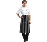 Tablier De Cuisine Whites Rayé Blanc Et Noir Whites Chefs Clothing Multicolore G