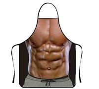 Tablier De Grillade Sans Manches Pour Hommes Avec Des Muscles Amusants Pour Les Amateurs Fête Et Les Chefs En Plein Air Tablier Cuisine Imperméable